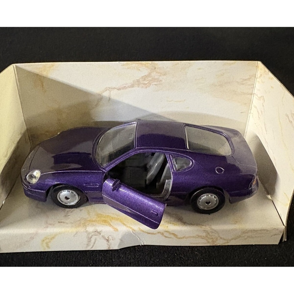 Aston Martin DB7 Purple Maisto Trophy Diecast Car Rare Vintage 1994 21006